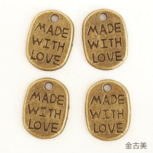 アクセサリーパーツ 刻印入りタグ No.1 銀古美 金古美 4個 アンティーク調 花 メタルチャーム メタルパーツ 手芸 ジョイントパーツ つなぎパーツ パーツ ピアス イヤリング ハンドメイド 手作