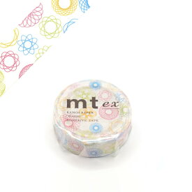 mt マスキングテープ カモ井加工紙 mt ex スピログラフ MTEX1P110R 和紙テープ 日本製 ラッピング ギフト包装
