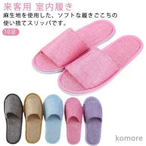 【送料無料】レディース 住宅メーカー 病院 エステサロン ビジネスホテル 携帯用 前詰まり 前あき 室内履き 使い捨て 来客用 10足 ホテル パ