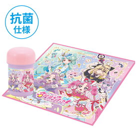小森樹脂 名探偵プリキュア！ 抗菌 おしぼりセット おしぼり タオル 携帯用 プリキュアシリーズ かわいい キャラクター キッズ ジュニア 子供 女の子 保育園 幼稚園 学校 入園 入学 遠足 ピクニック 行楽 春 秋 日本製