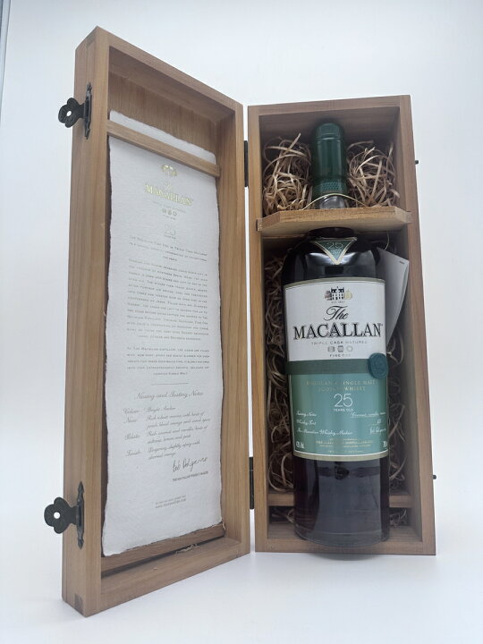 楽天市場】ザ・マッカラン25年 TRIPLE CASK MATURED FINE OAK トリプル 