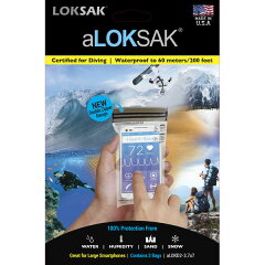 ロックサック防水ケースLKSKALOKD2-3.75X7aLOKSAK防水マルチケーススマートフォンラージ(2枚セット)縦95×横178【防水ケース】【防臭ケース】【スマホ】【携帯電話】【※ゆうメールOK】【RCP】