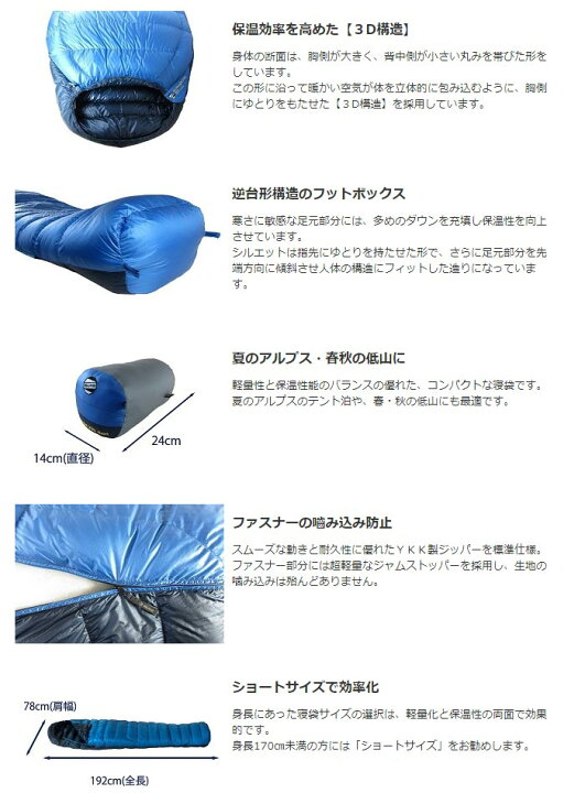 楽天市場】イスカ エアドライト 290 ショート ISK1475 寝袋 ブルー 