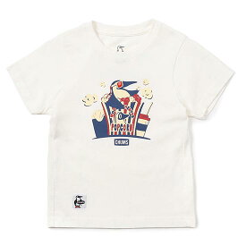 チャムス キッズブービーシアターTシャツ CH21-1311 キッズ/子供用 Tシャツ Kid's Booby Theater T-Shirt 2024年春夏