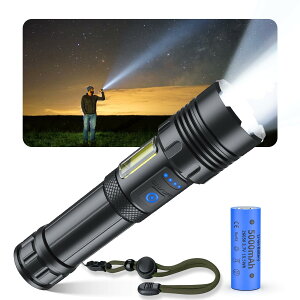 �[�d��/�d�r�� COB��Ɠ� �P4�d�r�K�p �y�����P�x 5000mAh ���΍� �h�� XHP160LED�z�����d�� ��d �n���f�B���C�g ���� �n�k
