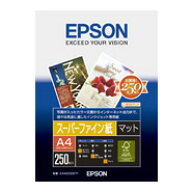 【代引不可】エプソン(EPSON) スーパーファイン紙 (A4/250枚) 製品型番 ： KA4250SFR