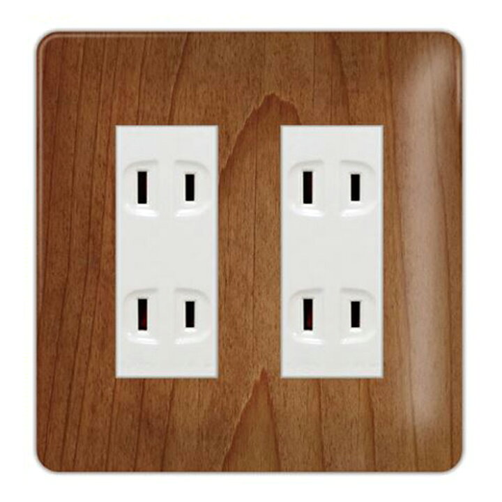 楽天市場 ドレスマ 6口用 木目調 ウッド 木 コスモシリーズワイド21対応 コンセントカバー コンセントプレート スイッチカバー スイッチプレート おしゃれ デザイン 交換用 1口 2口 3口 5口 6口 やるcan