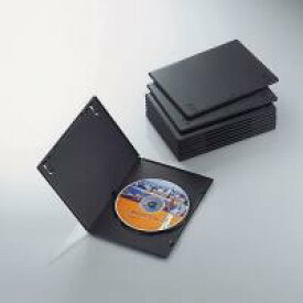 【代引不可】【エレコム】【ELECOM】スリムDVDトールケース CCD-DVDS03BK
