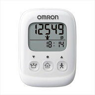 【即日出荷】オムロン omron 歩数計 軽量 コンパクト 健康維持 ウォーキング 通勤 通学 ホワイト オムロ…