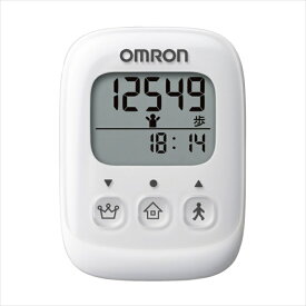 【即日出荷】オムロン omron 歩数計 軽量 コンパクト 健康維持 ウォーキング 通勤 通学 ホワイト オムロン HJ-325-W