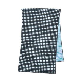 クールタオル BLACK CHECK Cooクールタオル 100×30cm ひんやり 冷感 リバーシブル 暑さ対策 熱中症予防 UVカット98% 日焼け防止 COO. A389BC