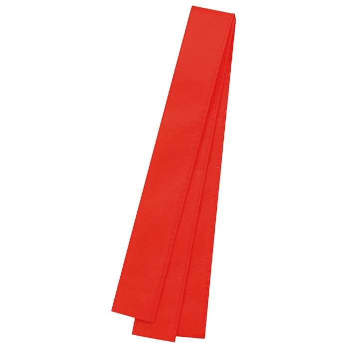 カラー不織布ハチマキ 赤 10本組 レッド カラー はちまき 幅40ｍｍ 長さ1.4m 運動会 体育祭 チーム 部活 アーテック 18193