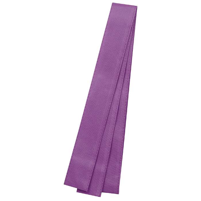カラー不織布ハチマキ 紫 10本組 パープル カラー はちまき 幅40ｍｍ 長さ1.4m 運動会 体育祭 チーム 部活 アーテック 18199