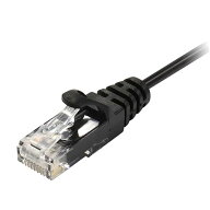 カテゴリー6対応 スーパースリム LANケーブル ストレートタイプ 20m ブラック グリーンハウス GH-CBESL6-…