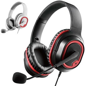 【代引不可】FPS ゲーミングヘッドセット 両耳 オーバーヘッド 高音質 軽量設計 快適 ヘッドホン マイク エレコム HS-G30
