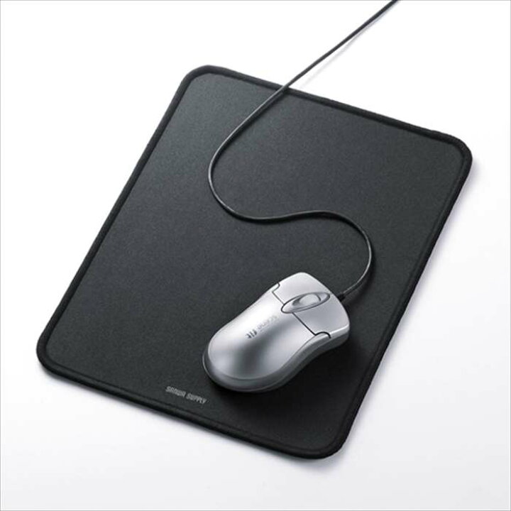 楽天市場 あす楽 代引不可 快適マウスパッド 大型 Lサイズ 3mm マウスパッド Pc 仕事 作業 オフィス ゲーミング 長時間使用 ブラック サンワサプライ Mpd Ns2 L やるcan