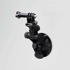 【あす楽】【代引不可】GoPro HERO9/8/7/6/5/MAX アクションカメラ用 吸盤マウント 角度調節可能 簡単取付 ブラック エレコム AC-MBSU01BK