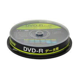 DVD-R データ用 1～16倍速 10枚入りスピンドル ホワイトレーベル インクジェットプリンタ対応 DVDメディア グリーンハウス GH-DVDRDA10