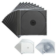 【代引不可】Blu-ray・DVD・CDケース 10枚セット 厚さ10mm プラケース メディアケース 耐久性 高品質 保…