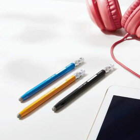 【代引不可】子ども向け 鉛筆型タッチペン 6角鉛筆タッチペン 持ちやすい形状 導電繊維ペン先採用 スマホ タブレット ストラップホール付 エレコム P-TPENSE