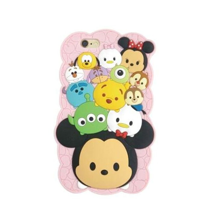 楽天市場 Iphone6用 アイフォーン6 ケース カバー ディズニー ツムツム シリコンジャケット ピンク Lineパズル ゲーム キャラクター Disney つむつむ Pixar Dn 270pk やるcan