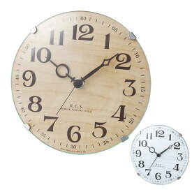 【即日出荷】rimlex 時計 設置スペースに困らない置掛両用時計 連続秒針 球面ガラス 置掛両用 スタンド付き 掛け時計 置き時計 ノア精密 W-614