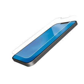 【代引不可】iPhone13 (6.1インチ2眼モデル) iPhone13 Pro (6.1インチ3眼モデル) 液晶保護ガラスフィルム 0.33mm ブルーライトカット エレコム PM-A21BFLGGBL
