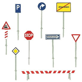 FALLER (N) Set of Traffic Signs (交通標識セット) Nゲージ 鉄道模型 ジオラマ ストラクチャー トミーテック 272450