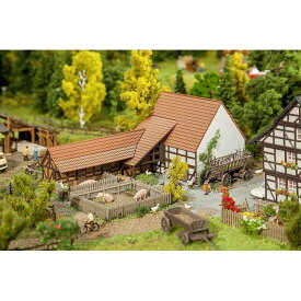 FALLER (N) Agricultural Building with Accessories (農業の建物と小物) Nゲージ 鉄道模型 ジオラマ ストラクチャー トミーテック 232371