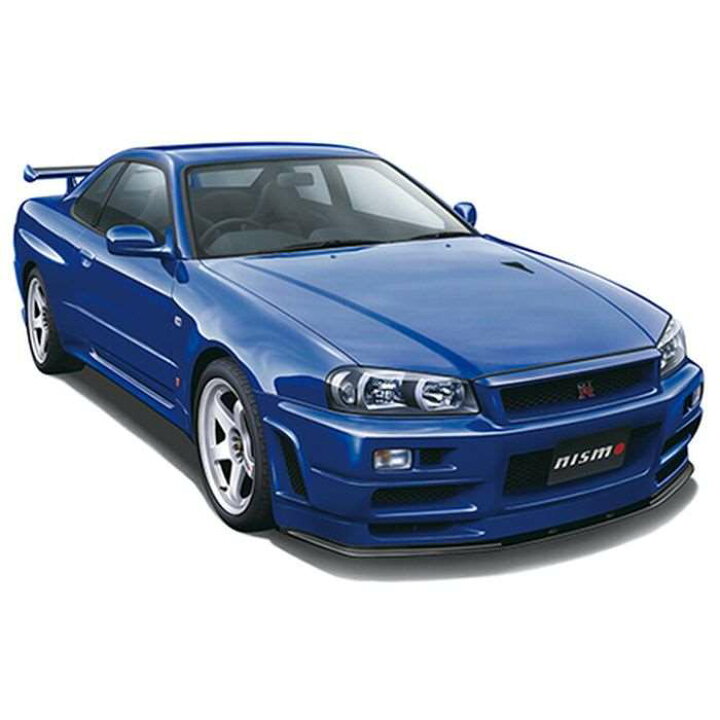 楽天市場】1/24 ID64 スカイライン GT－R (BNR34 型) ニスモパーツ付き 