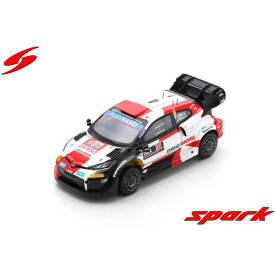 【沖縄・離島配送不可】スパーク 1/43 トヨタ GRヤリス ラリー1 No.4 ガズー 2022 WRC ラリー・スウェーデン 3位 E.ラッピ/J.Ferm SPARK JAPAN S6712