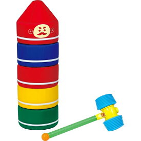 【沖縄・離島配送不可】巨大だるまおとし 子供 幼児 室内遊び おもちゃ 玩具 アーテック 75205