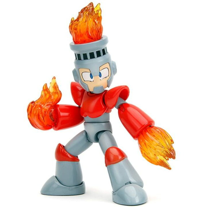 楽天市場】1/12 ロックマン ファイヤーマン アクションフィギュア 完成 