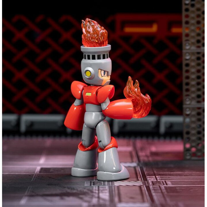 楽天市場】1/12 ロックマン ファイヤーマン アクションフィギュア 完成 