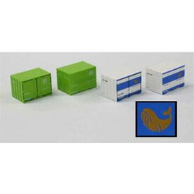 Zゲージ 六半 (Z) 日本曹達19Aコンテナ 黄緑色/白・青色 ロクハン A104-10