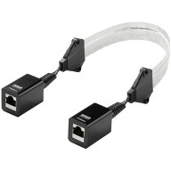 【代引不可】すきま用 CAT6A 延長LANケーブル（PoE対応） サンワサプライ KB-FL6ASTP-EX