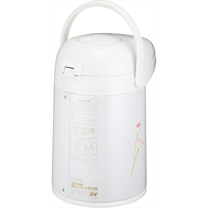 今季ブランド AB-RB22-FC エレガンスフラワー 押すだけポット 象印 ガラスエアーポット 2.2L 今季ブランド AB-RB22-FC エレガンスフラワー 押すだけポット 象印 ガラスエアーポット 2.2L