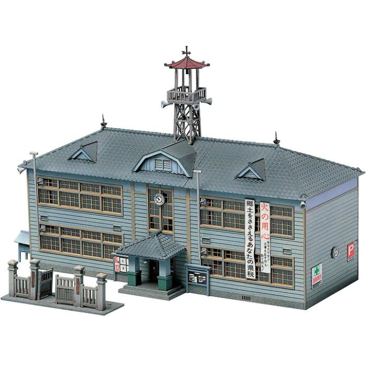 楽天市場 Nゲージ 地方役場 鉄道模型 オプション 未塗装 ストラクチャーキット Greenmax グリーンマックス 23 やるcan