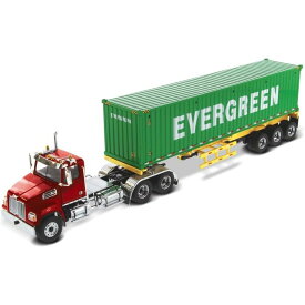 【沖縄・離島配送不可】DIECAST MASTERS ダイキャストマスター 1/50 4700 SB タンデム Mレッド Dry EverGreen 完成品 ミニカー 国際貿易 71049