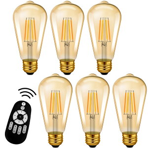 LVWIT �t�B�������g�d�� 60W�`���� E26���� LED�d�� 600LM ���� ���F �����R���t�� LED�����v ���F ����d��6W ���u���� �����F �����F �d���F ��铔 �L�z���^�C�v �ȃG�l ���͋C 6�Z�b�g�i�d�r��
