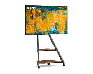 FITUEYES DESIGN �e���r�X�^���h �L���X�^�[�t�� �Ǌ� 32 43 50 55 60 65�C���`�Ή� ���[�^�C�v �R�[�i�[�e���r�� �P�[�u���Ǘ� �ړ��� �f�U�C�� �������� ��U�� �C���e���A ���萫 �G�b�t�F���V��