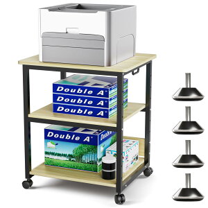 DEWEL �v�����^�[�� �v�����^�[���b�N ��60cm×���s50cm×����70cm �v�����^�[���S�� 3�i ���ω׏d90kg �v�����^�[�J�[�g �L���X�^�[�t�� �ۊp�݌v ���I���� A3�Ή� �A�W���X�^�[�t�� �I�t�B�X �z�[