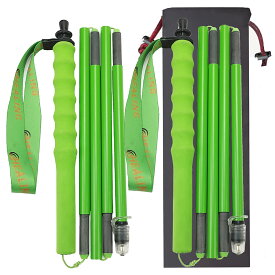 KHEALING トレッキングポール カーボン 折畳み【超軽量110g/120g/130G】炭素繊維 登山 ポール 5節 2本セット 110/120/130 cm ハイキングポール 滑り止め コンパクト 遠足 登山用品 徒歩 キャップ 吸湿発散性に 収納バ