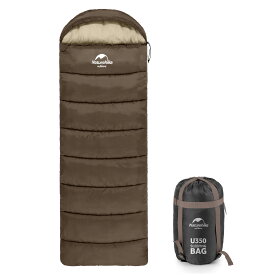 Naturehike 寝袋 シュラフ 封筒型 1人【完全展開可能＆快適温度-17℃~11℃】 防水 保温 軽量 丸洗い可能 秋用 冬用 キャンプ 登山 車中泊 防災用 来客用布団 多機能 コンパクト 収納パック付き アウトドア