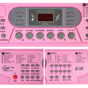 Hricane �L�[�{�[�h �s�A�m �d�q�s�A�m 61���� 200��މ��F 200��ރ��Y�� 60�ȃf���� LCD�f�B�X�v���C���� ���錮�� �y�� ���{��p�l�� �w�b�h�t�H���Ή� �q�� ���S�� ���K�p USB�P�[�u���Ɠ��{��