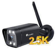 【2K超・夜間カラー撮影・業界最高IP67防水】Ctronics 防犯カメラ ワイヤレス 屋外 WIFI 監視カメラ ワイ…