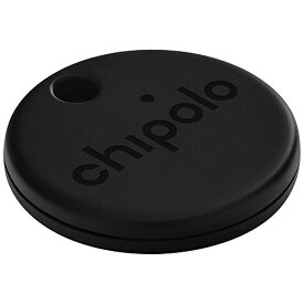 Chipolo ONE (2020) - 1 個入り - キーファインダー、Bluetooth トラッカー (鍵やバッグ用)、アイテムファインダー。無料プレミアム機能。iOS および Android 対応 (ブラック)