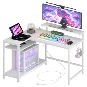 �y���j�^�[��1�t���E�I�������߁E���E�ݒu�\�zLunarLight PC�p�\�R���f�X�N ��110×���s��80×����72cm �e�����[�N L�^�f�X�N�E���E�g�݊������R ���j�^�[��̍���7�i�K���߁i12�E36cm�Ή��j
