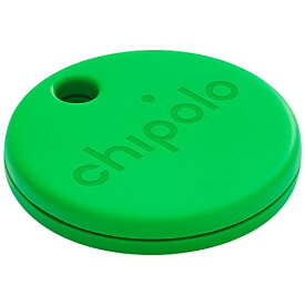 Chipolo ONE (2020) - 1 個入り - キーファインダー、Bluetooth トラッカー (鍵やバッグ用)、アイテムファインダー。無料プレミアム機能。iOS および Android 対応 (グリーン)