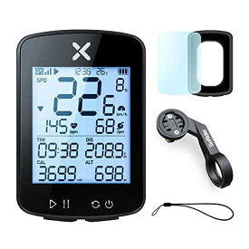 XOSS G+ Gen2 サイクルコンピュータ 2.2" GPS サイコン 無線 ワイヤレス サイクリング 自転車 速度計 スピード Type-C IPX7防水 MTB 走行距離計 Bluetooth 日本語取扱説明書 (4 IN 1)